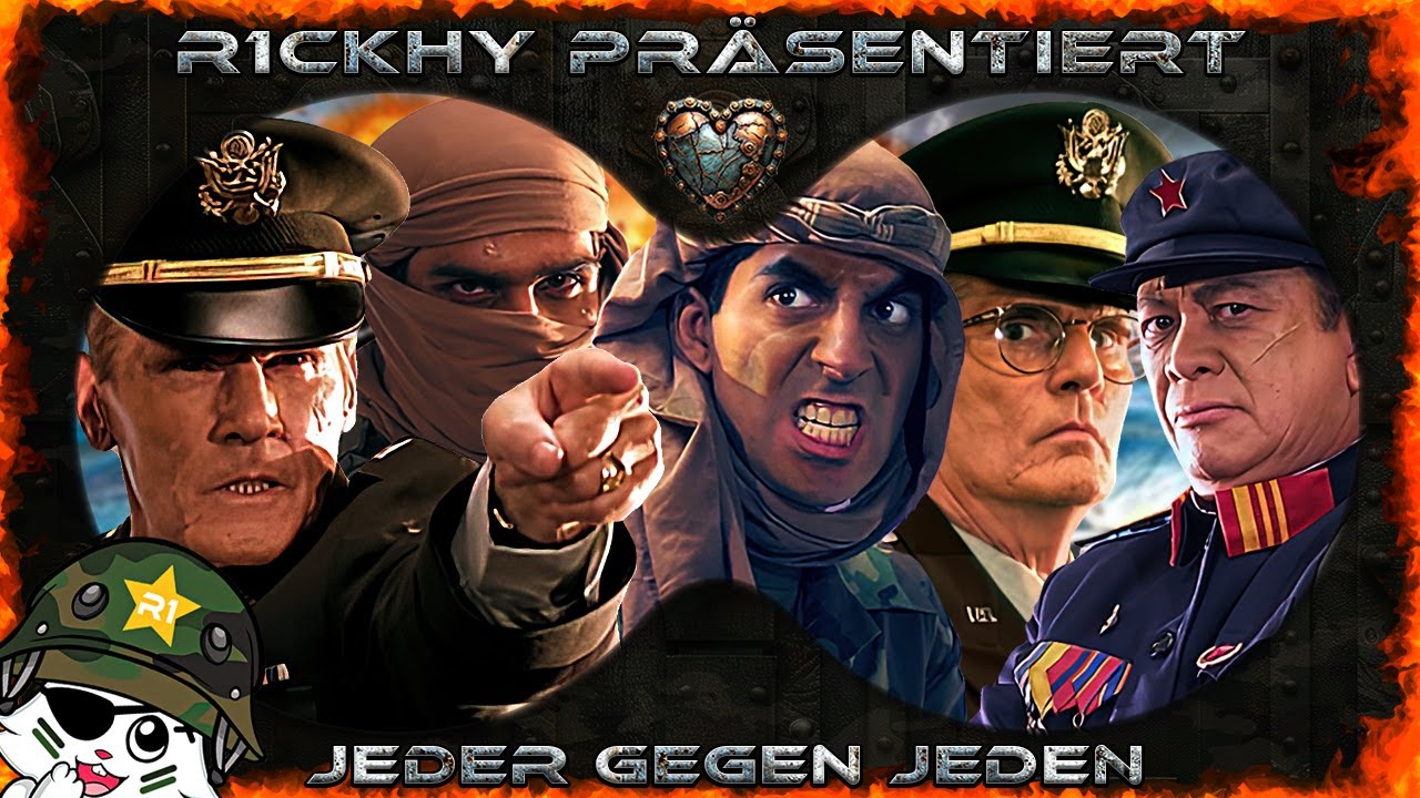 5 Spieler FFA Multiplayer / Mehrspieler 📢 Command & Conquer Generals Zero Hour Deutsch #48