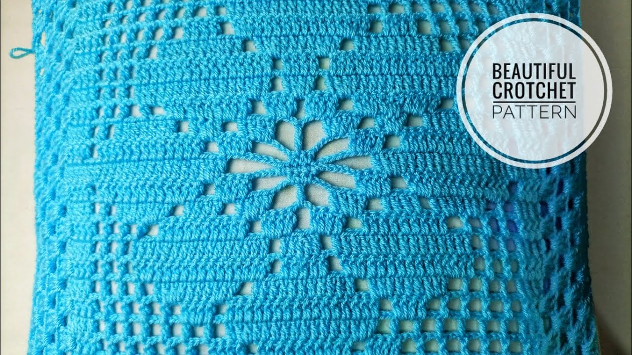 Crochet Design ( Thalposh / Table Cloth / Placemat / Cushion Cover ) in Hindi - Woolen Craft 172