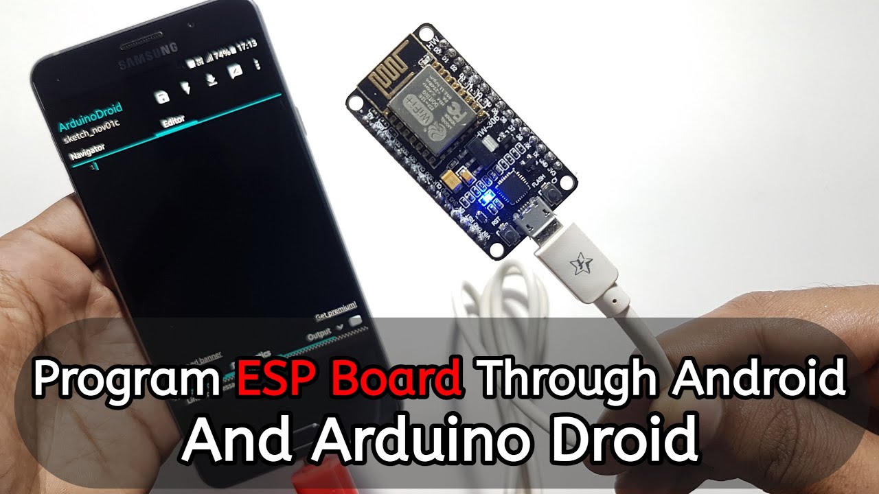 How To Program ESP Board Using Arduino Droid | How To Program ESP Board Using Android Phone | part-2