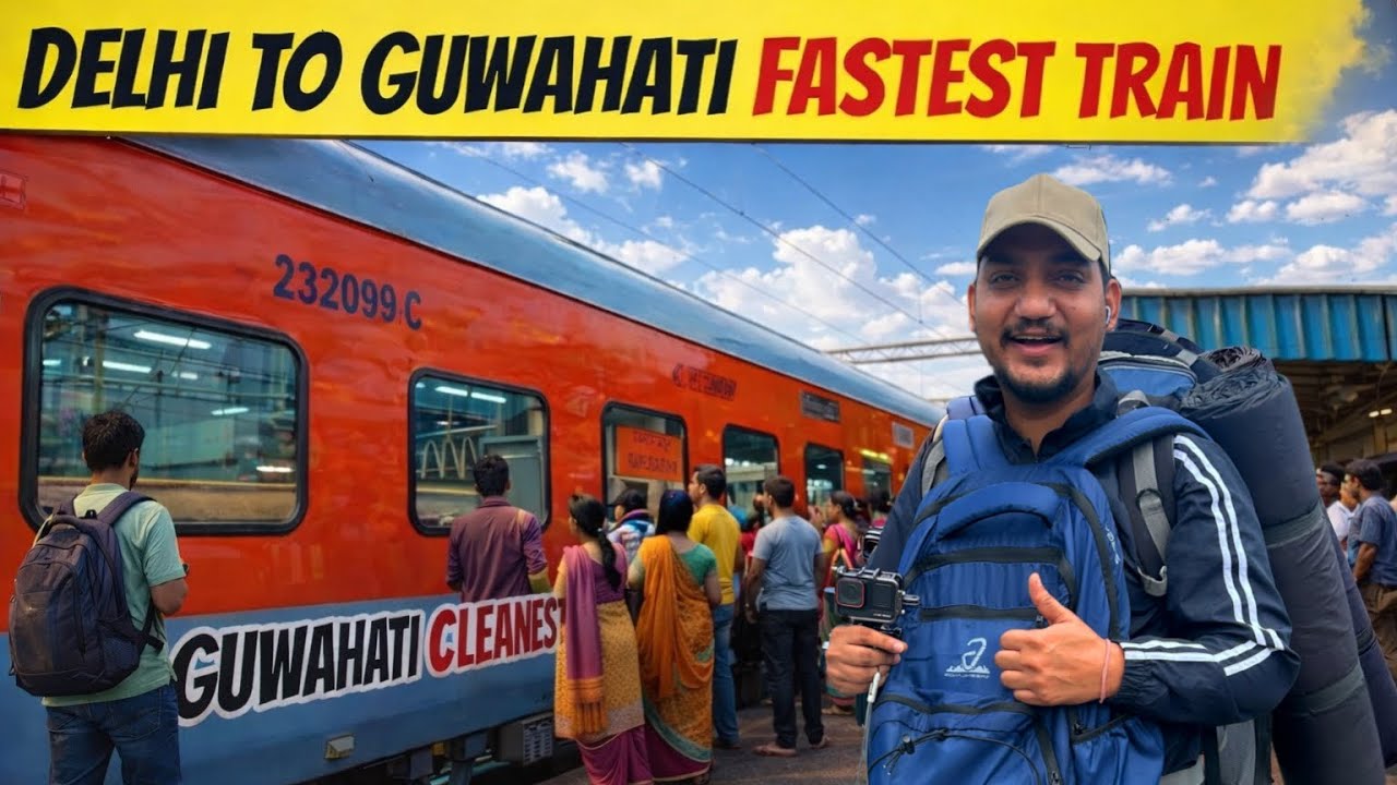 Delhi To Guwahati Train | 3rd Ac Train Journey | Indian Railway Vlog