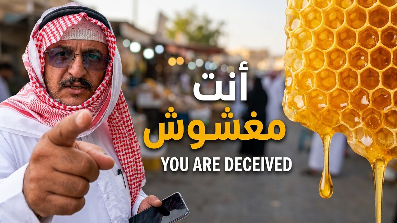 بائع عسل: انت مغشوش مغشوش..وانا انغشيت.