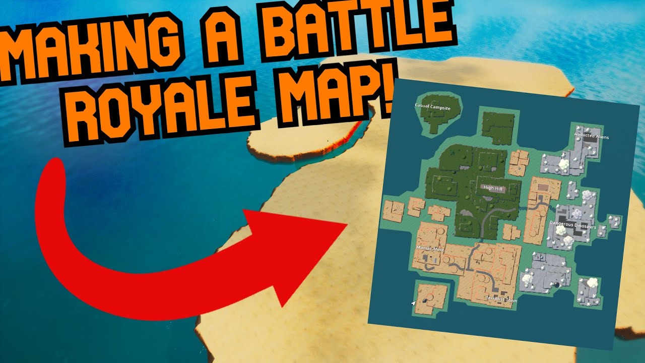 Создание карты Battle Royale №1