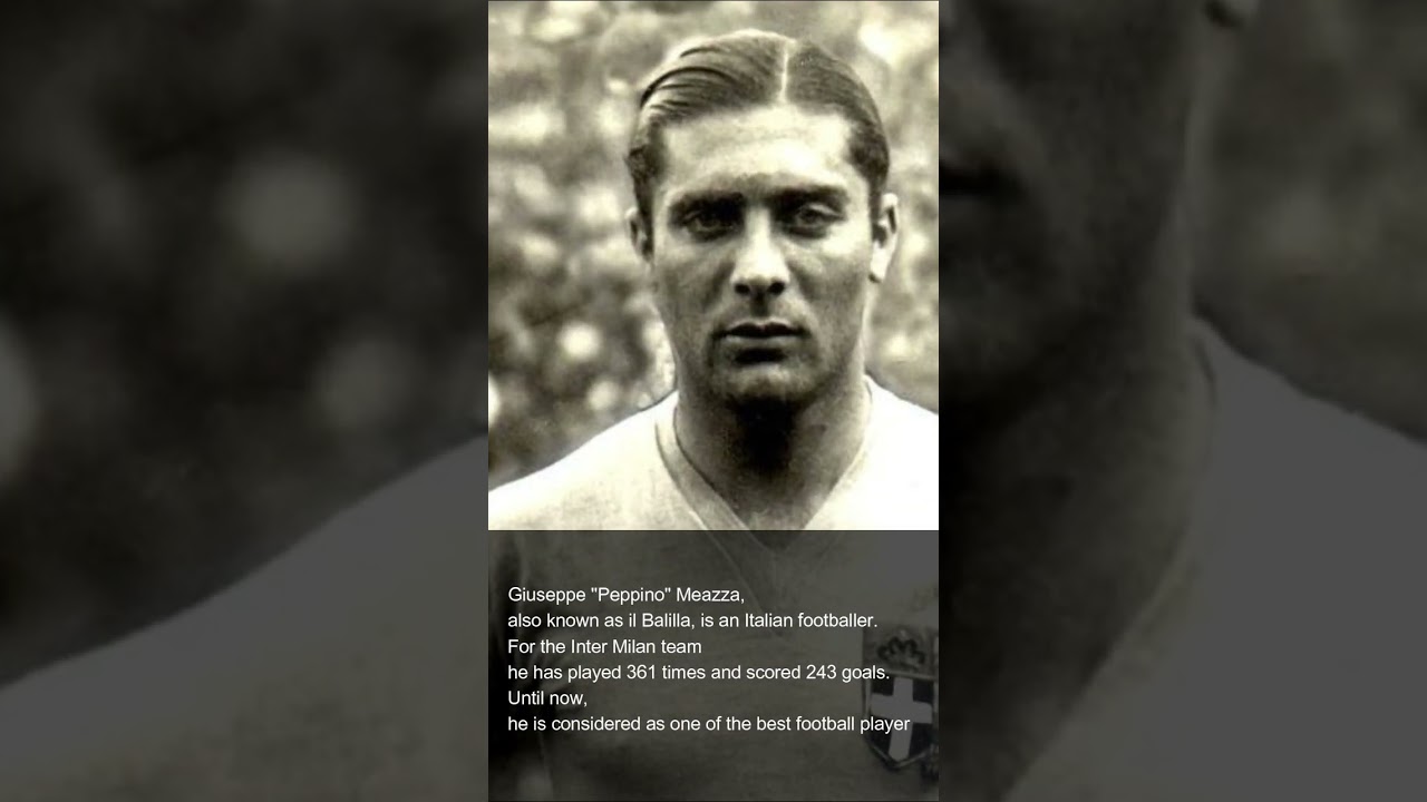 Famous Football Legend - Giuseppe Meazza 