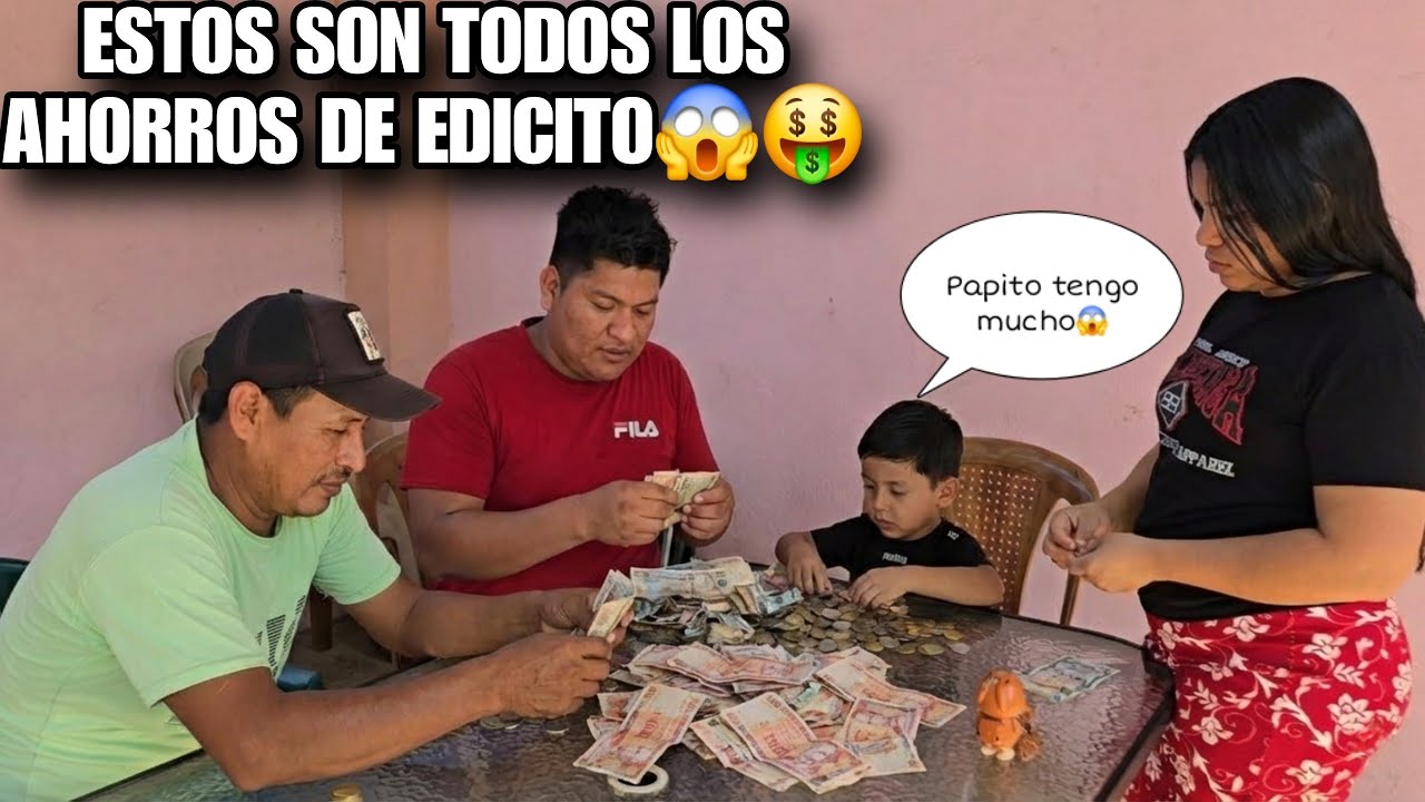 Mira Cuanto Dinero Tenía Ahorrado EDICITO En Su Alcancía🤑EDY No Podía Creer AL Ver Todo Este Dinero😱