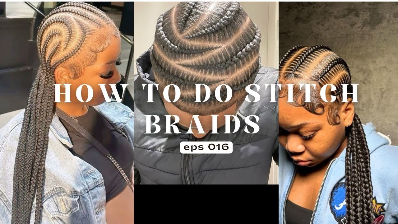✨How to do stitch braids (tutorial) // Tiktok compilation ☺️