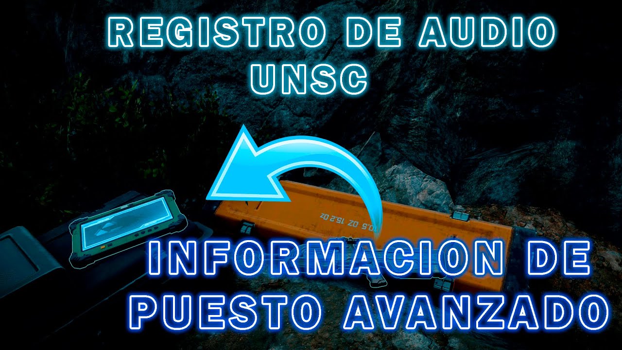Halo Infinite | Ubicación Registro de Audio UNSC | Coleccionables |  INFORMACION DE PUESTO AVANZADO