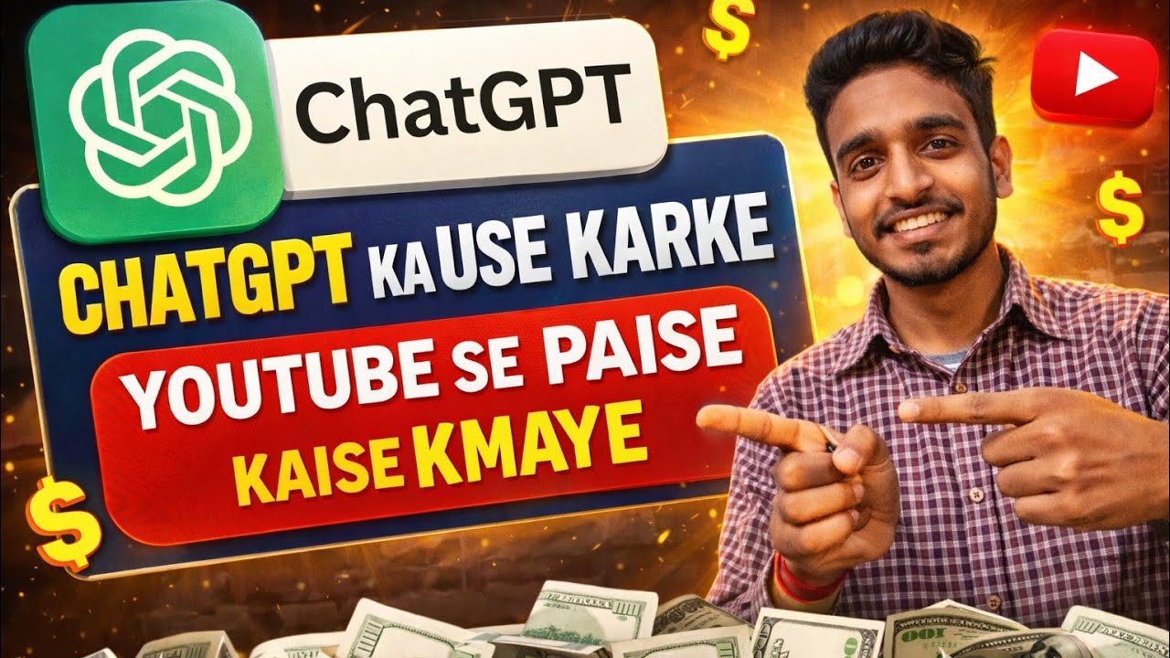 ChatGPT Se YouTube channel Grow | AI से Earning का पूरा तरीका | Beginner to Pro