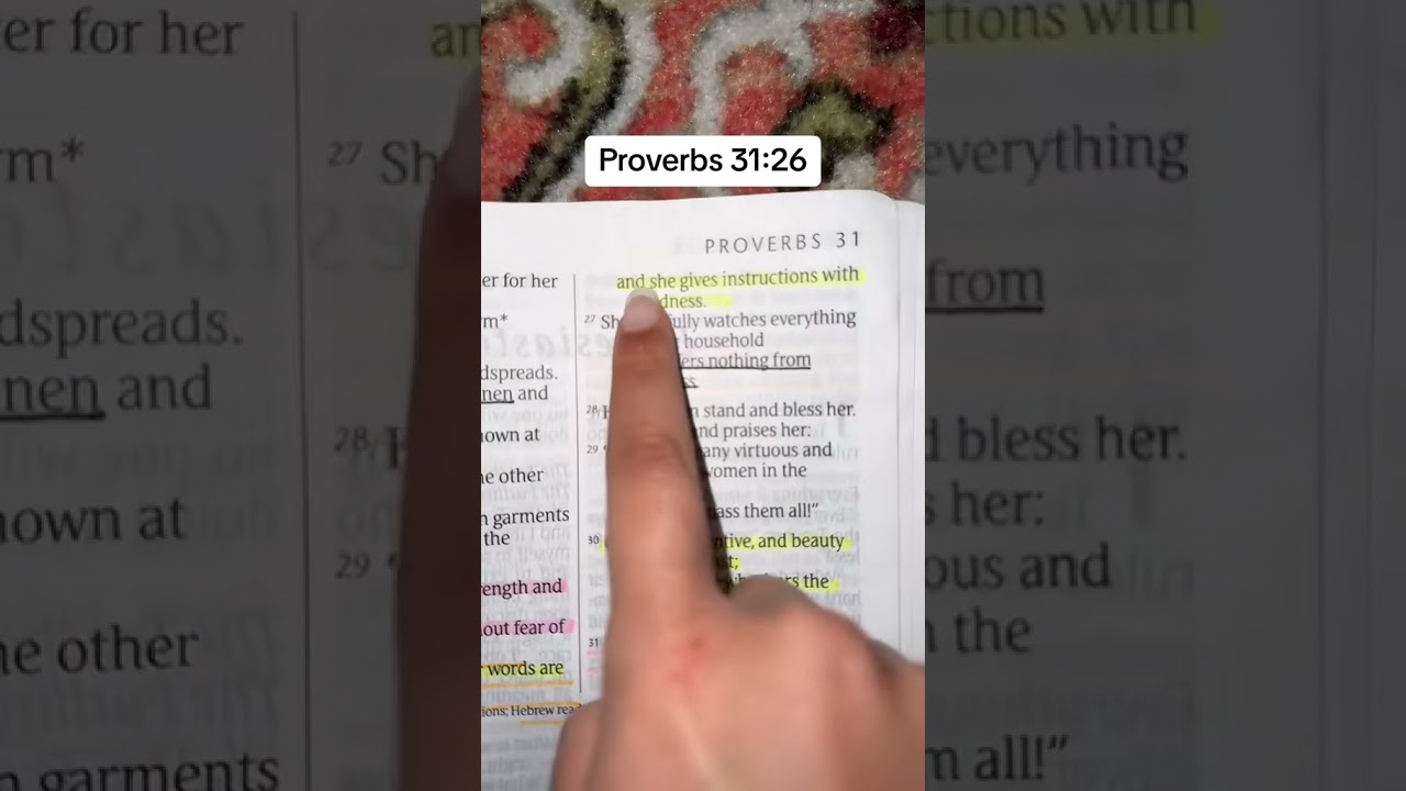 Virtuous Woman | Proverbs 31:26  #bible #bibleverse #psalm #psalm91 #psalms91 #psalm23 #psalms23