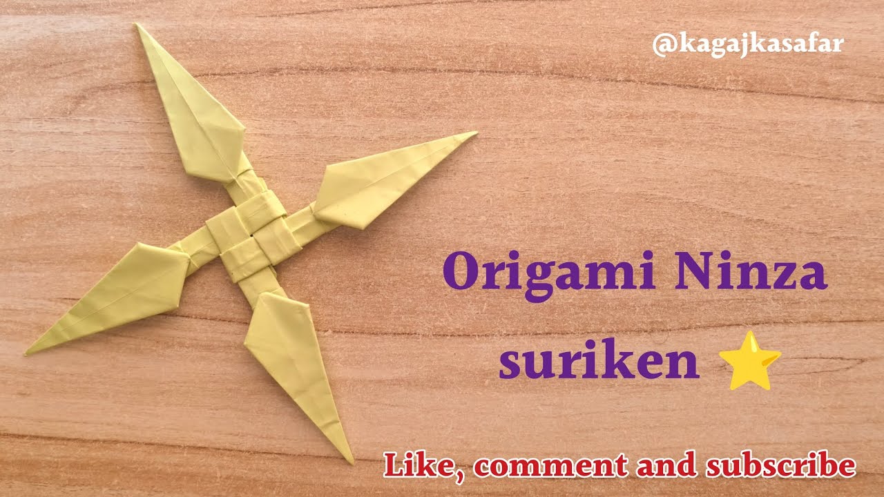 AMAZING Origami Ninja Star Throwers You Can Make