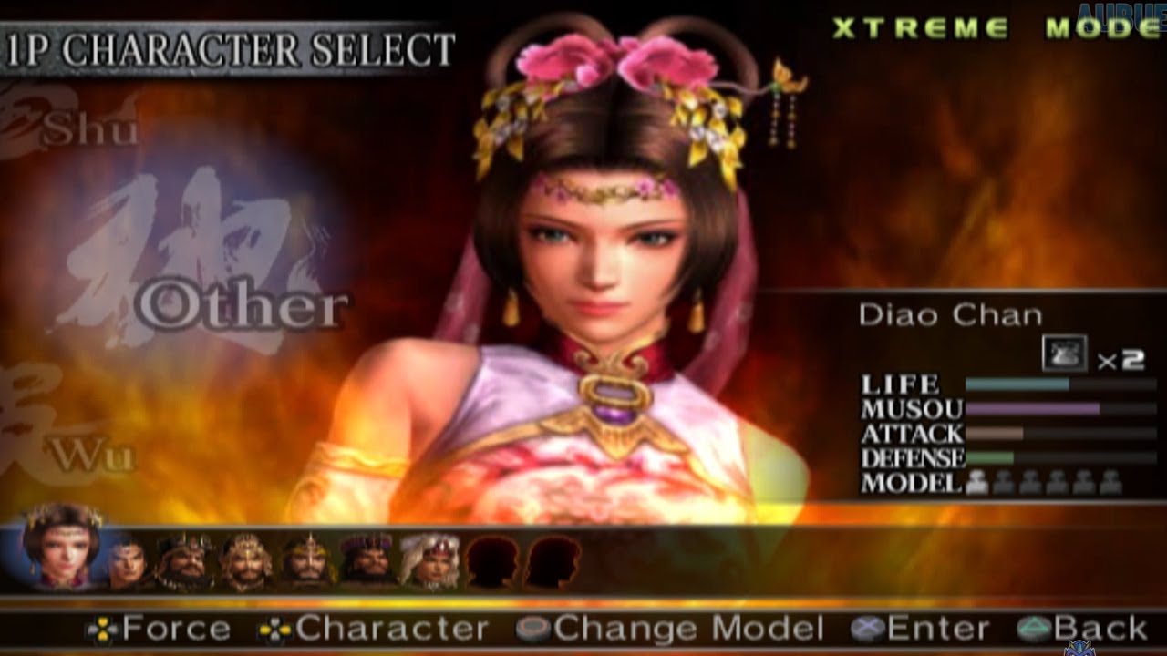 Dynasty Warriors 4: Xtreme Legends All Characters [PS2]