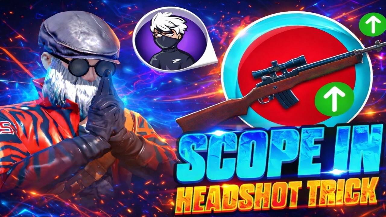 In Scope Headshot Secret Trick🔥 Auto Headshot Setting | Headshot Setting | DPI ???...