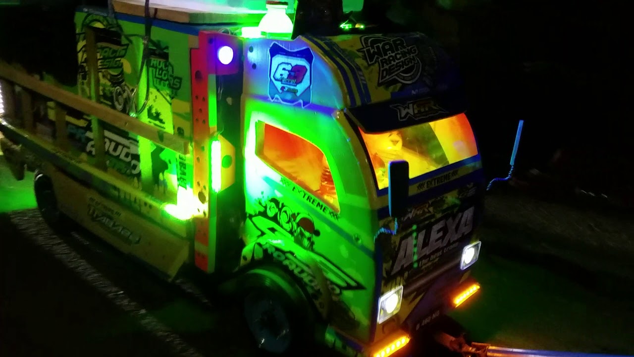Karnaval miniatur truck sound system di mirigambar part 1