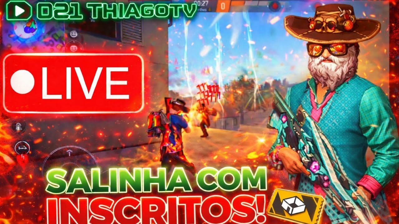 free fire ao vivo liberando codigo de equipe🔥 + 6 V 6