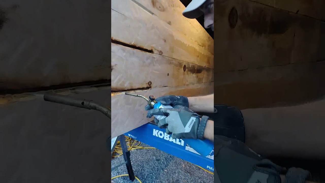 How to create hand hewed mantle piece