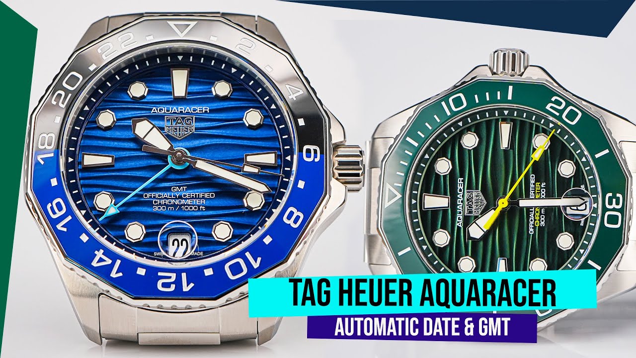 TAG Heuer Aquaracer Automatic Date ve GMT: Zarafet ve Fonksiyonelliğin Buluşması