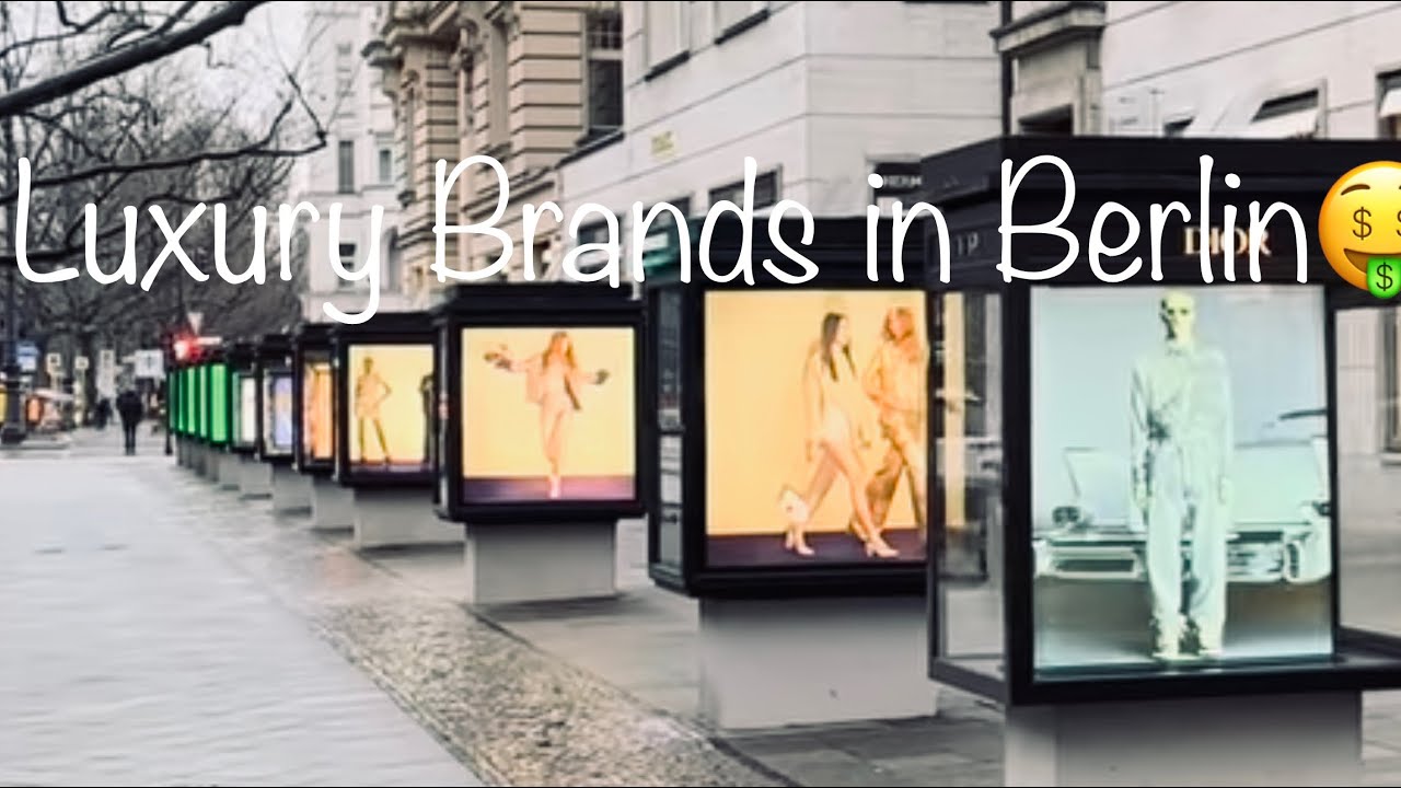 Walking in The expensive brands street شارع الماركات برلين in Berlin Kurf&uuml;rstendamm Germany 🇩🇪
