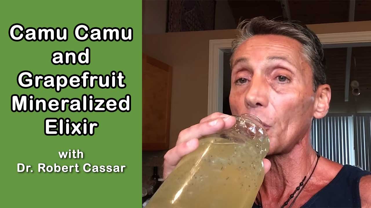Camu Camu and Grapefruit Mineralized Elixir | Dr. Robert Cassar