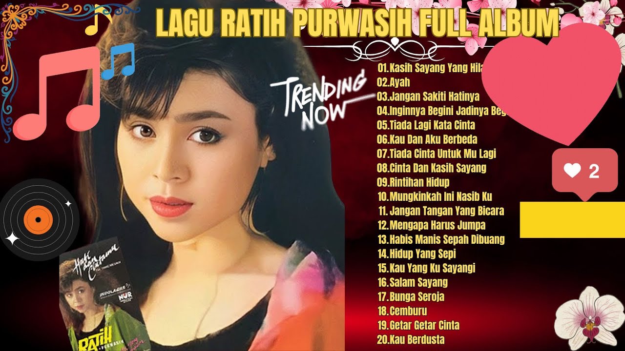 Lagu Ratih Purwasih Terpopuler🎶 Lagu Nostalgia 80an 90an Paling Dicari💿 Full Album Nostalgia Lawas