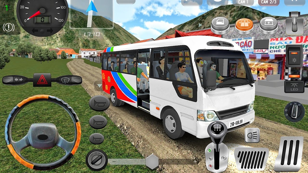 New Hyundai County Games - Real Bus Urban Driving 2026: Minibus Simulator Vietnam - Android Gameplay