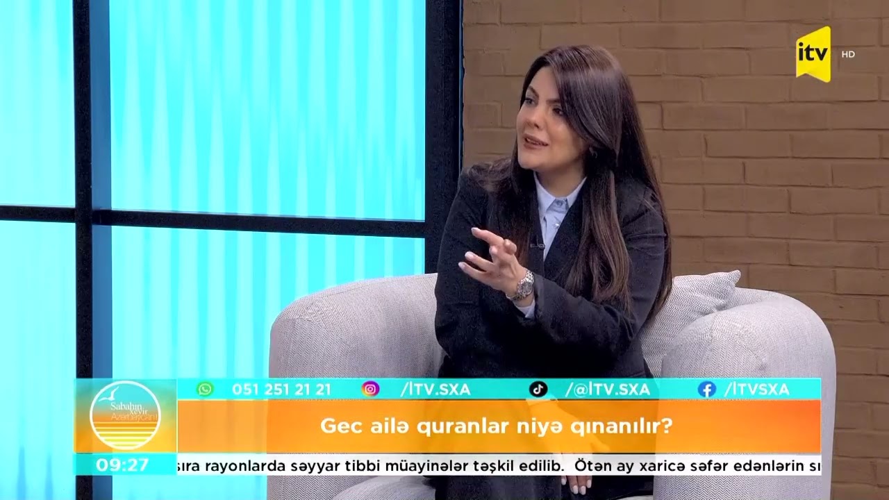 Təki evlənim deyə ailə quranlar var - Zəhra Hüseynzadə