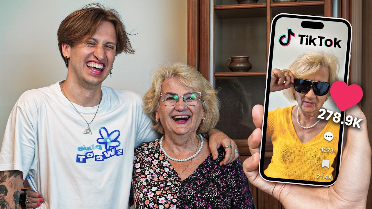 Zrobiłem z Babci Influencerke w 7 DNI (TAJNY PROJEKT)