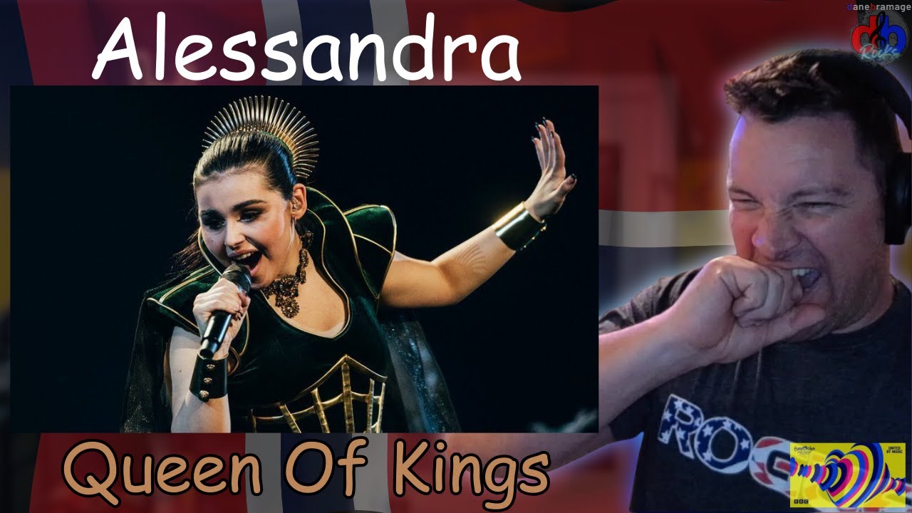 AMERICAN Reacts to Alessandra - Queen of Kings 🇳🇴 Nat'l Final Performance | Norway Eurovision 2023