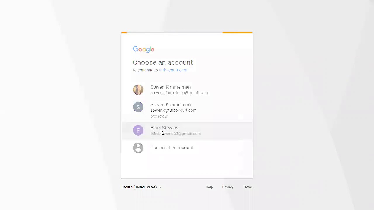 TurboCourt Registration and Login with Social Media Options