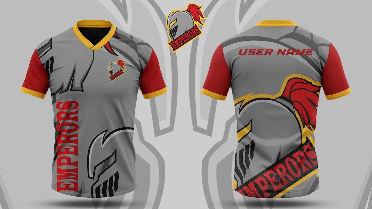 How To Make Emperors Customize Jersey Front Design