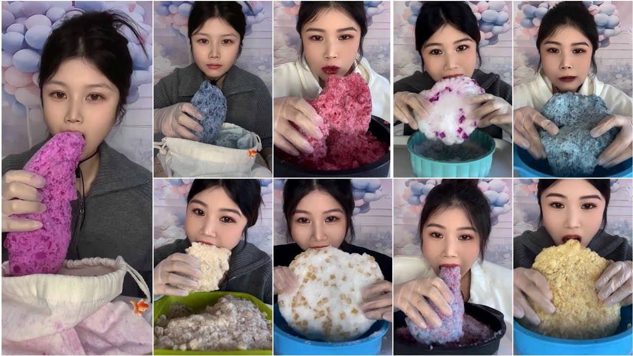 ASMR Shaved ice Mixed part 9