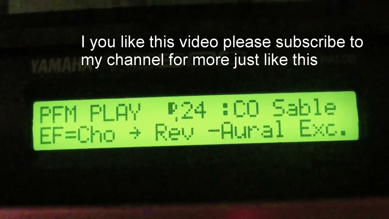 Yamaha TG500 – All Performance Presets Bank 1 (1–63) | No Talking | Raw Direct Audio