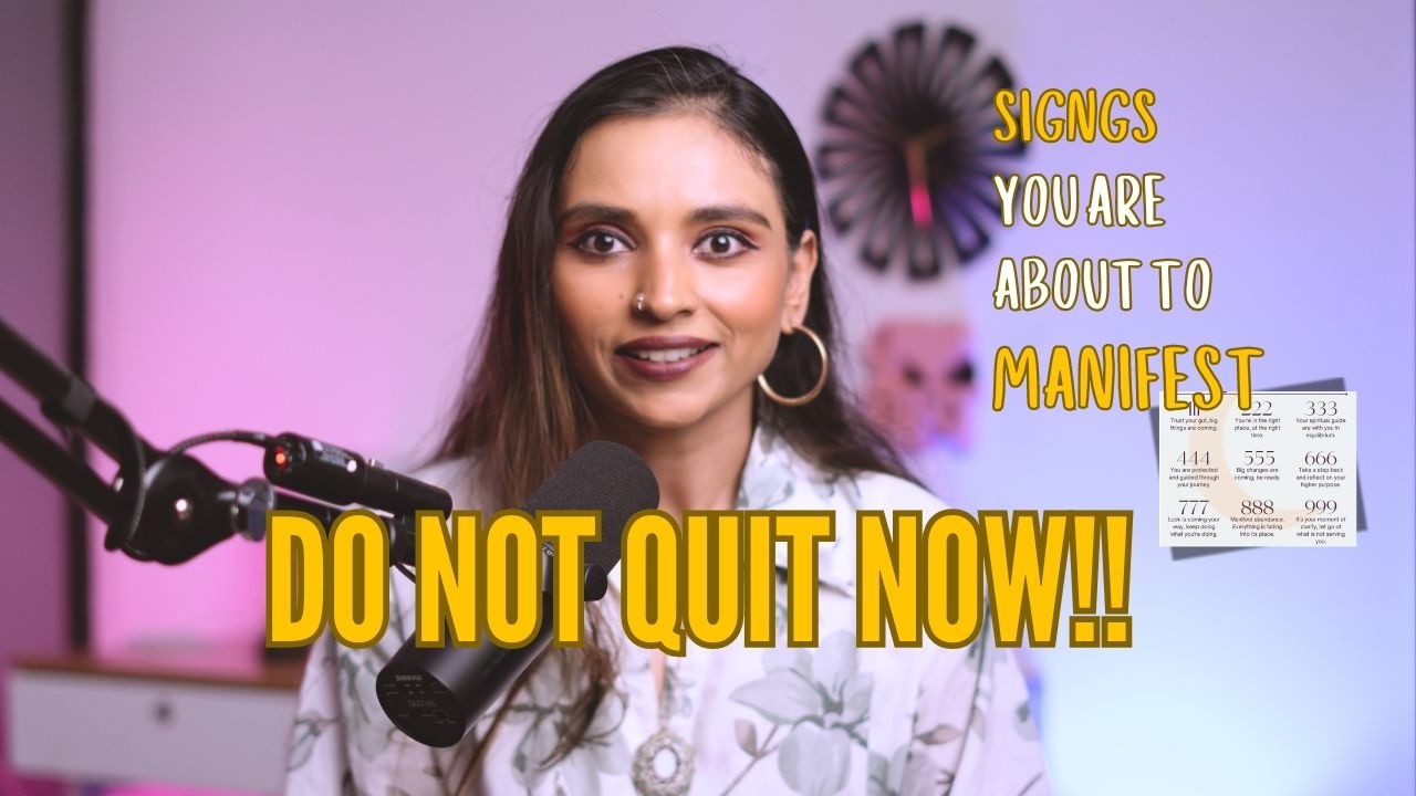 4 Signs You Are Just About To Manifest your Desires (DO NOT IGNORE THE 3rd ONE) | DO NOT QUIT NOW!!