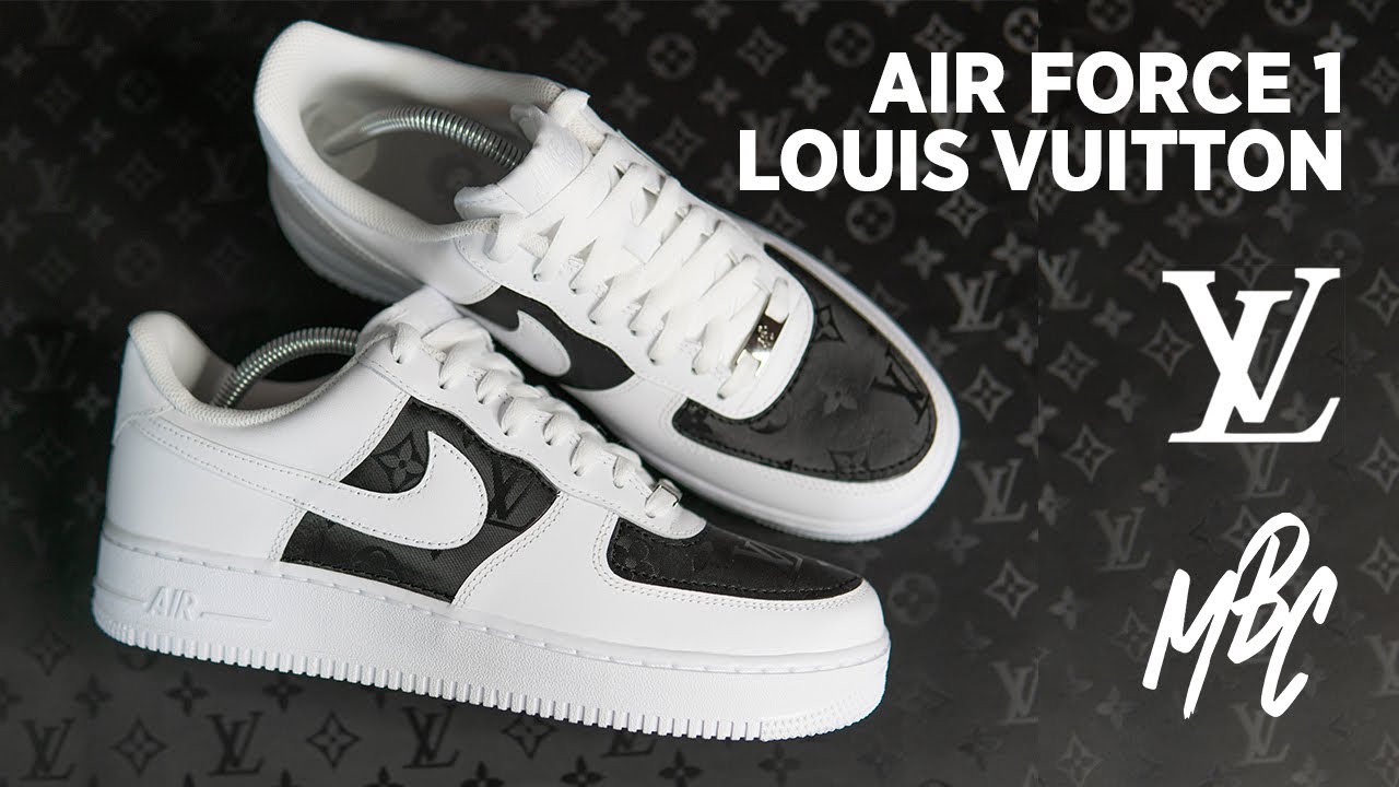 SATIN LOUIS VUITTON - AIR FORCE 1 | MattB Customs