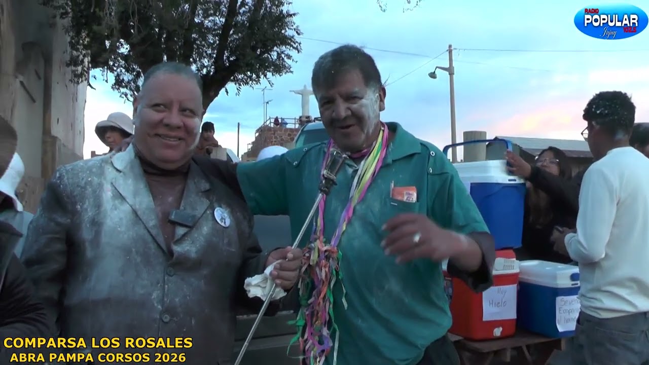 LA COMPARSA LOS ROSALES DE ABRA PAMPA A PUNTO DE CUMPLIR 60 CARNAVALES EN LOS CORSOS DE ABRA PAMPA