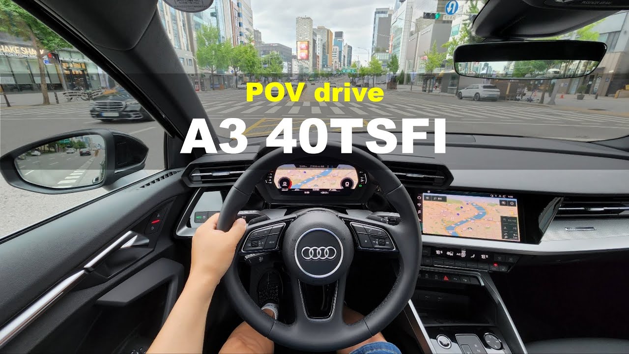 2022 A3 40TFSI Preminum POV test drive