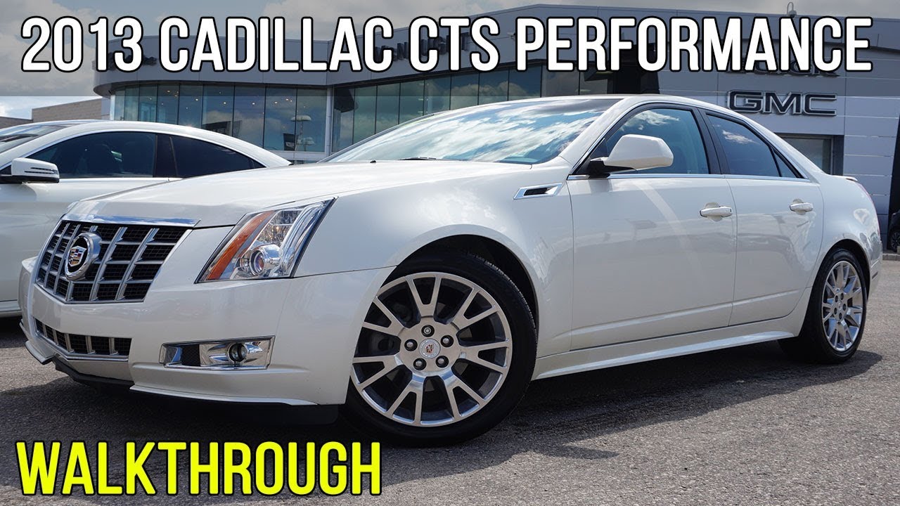 Cadillac CTS Performance 3.6L 2013 года | Подогрев и охлаждение сидений, низкий пробег (обзор)