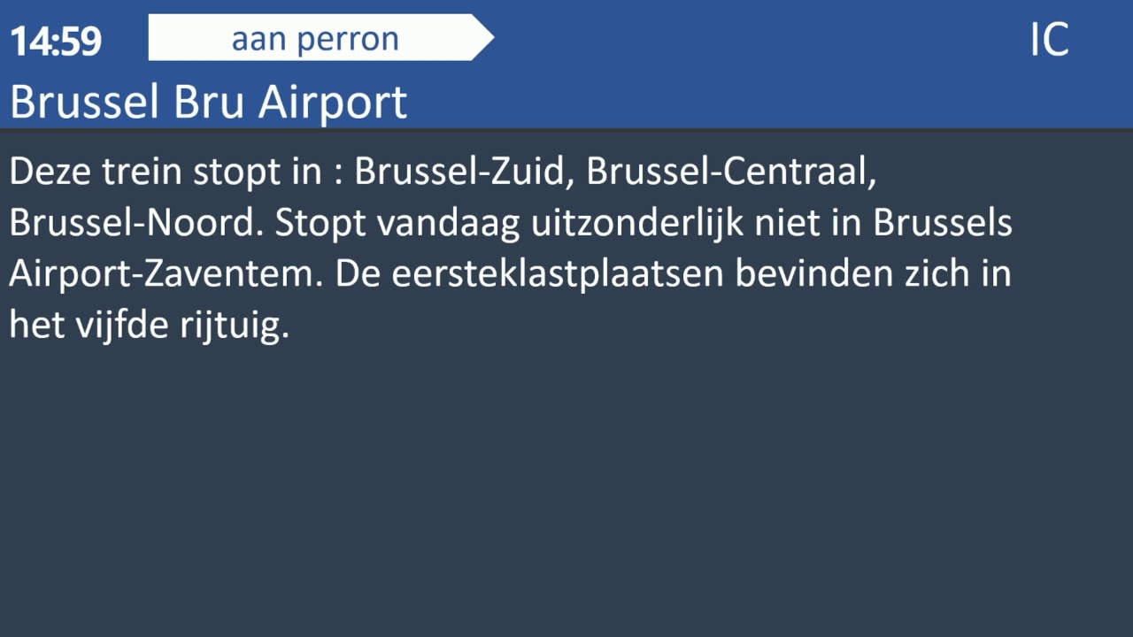 #018 [NMBS] Gent Sint Pieters - Bru Airport