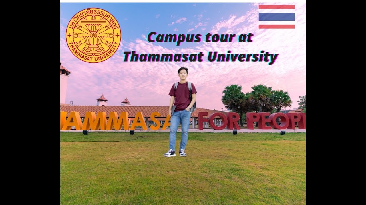 Campus tour at Thammasat University