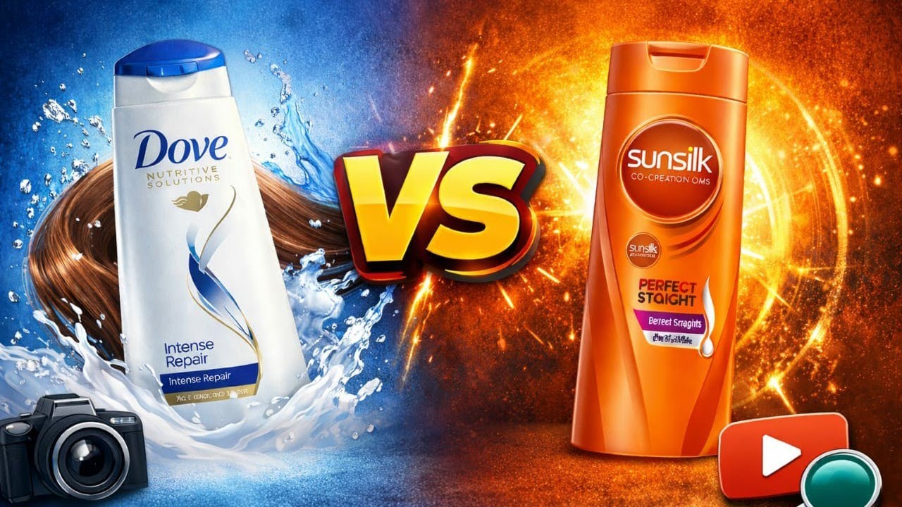 Dove vs Sunsilk – Real Visual Comparison