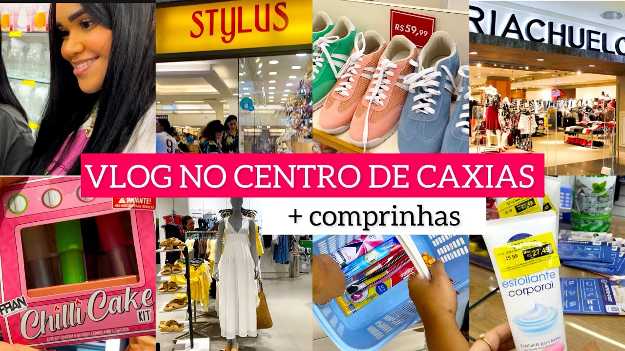 VLOG NO CENTRO DE CAXIAS + COMPRINHAS 