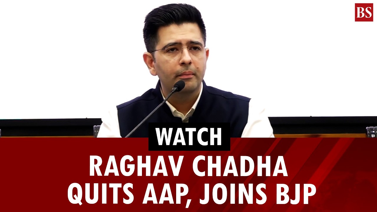 Watch: Raghav Chadha joins BJP, says 2/3rd of AAP Rajya Sabha MPs also merging