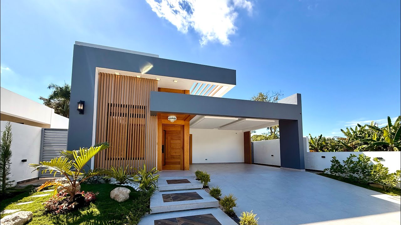 UNA BELLEZA ES ESTÁ CASA Y CON PISCINA DE VENTA EN GURABO SANTIAGO DE LOS CABALLEROS!!