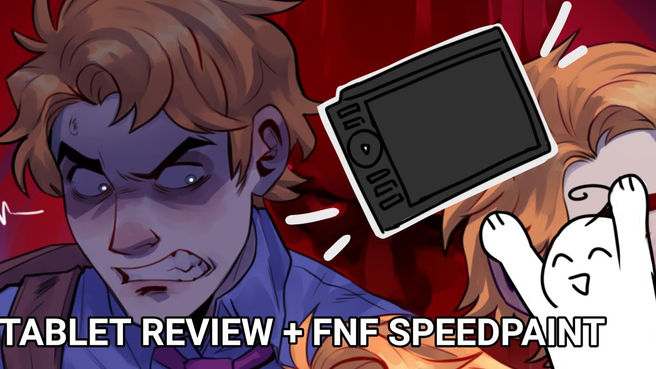 Gaomon M1220 Tablet Review + Fnf Senpai speedpaint (Read Desc)
