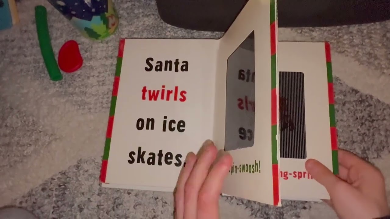 The Wheels on the Bus with Santa! Scanimation Picture Book by Rufus Butler Seder 