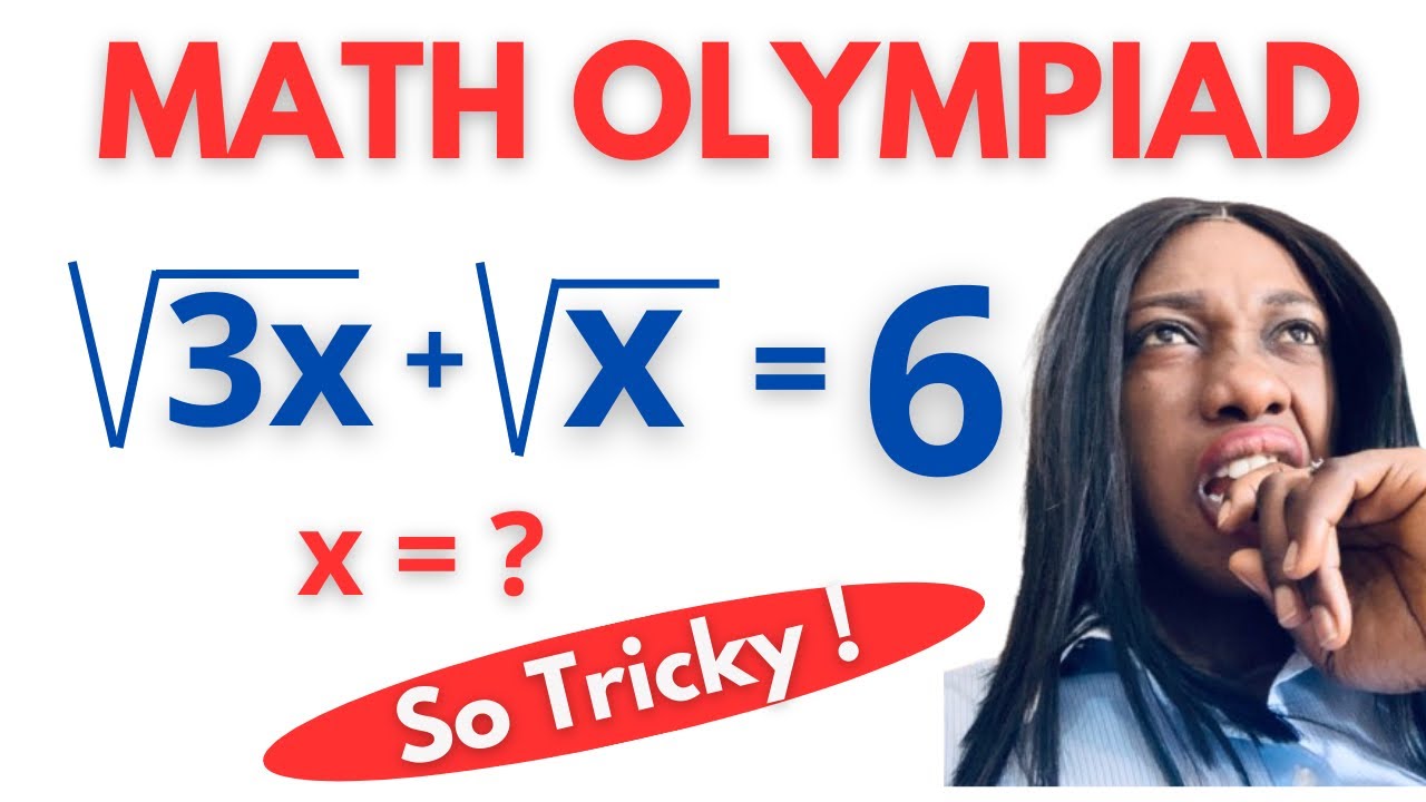 USA| A Tricky Math Olympiad Radical Equation. Can you solve for x. #algebra
