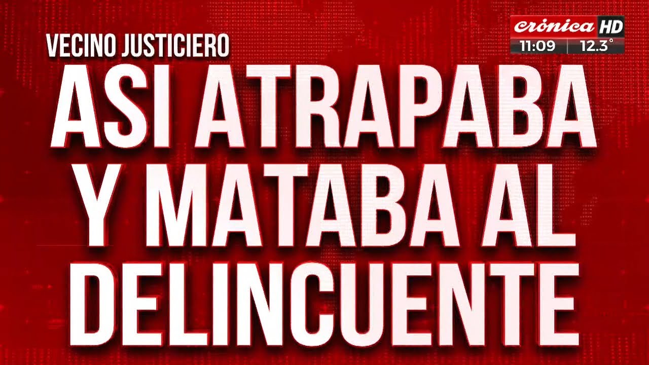 Vecino justiciero: As&iacute; baleaba al presunto delincuente