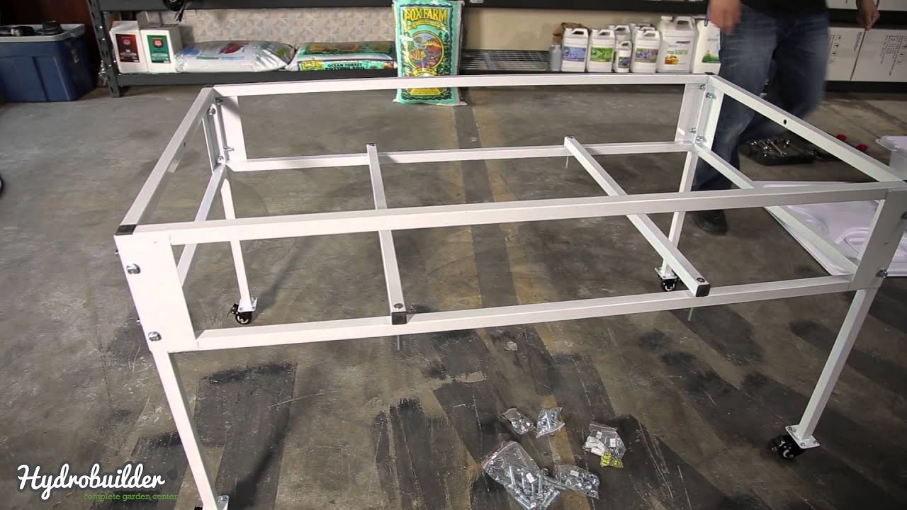 How To Assemble HydroFarm's 2x4 Tray Stand