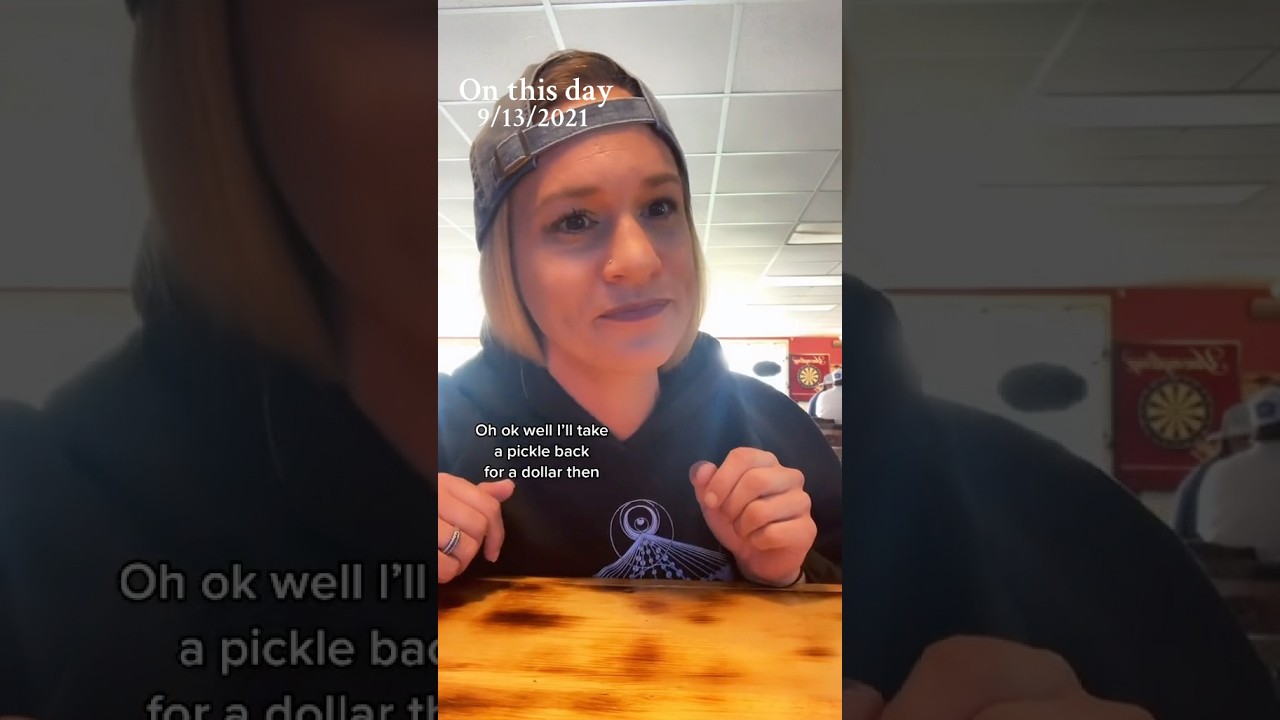 The way people used to think $1 pickles meant a pickle back shot for $1😂 #pickleback #bartender