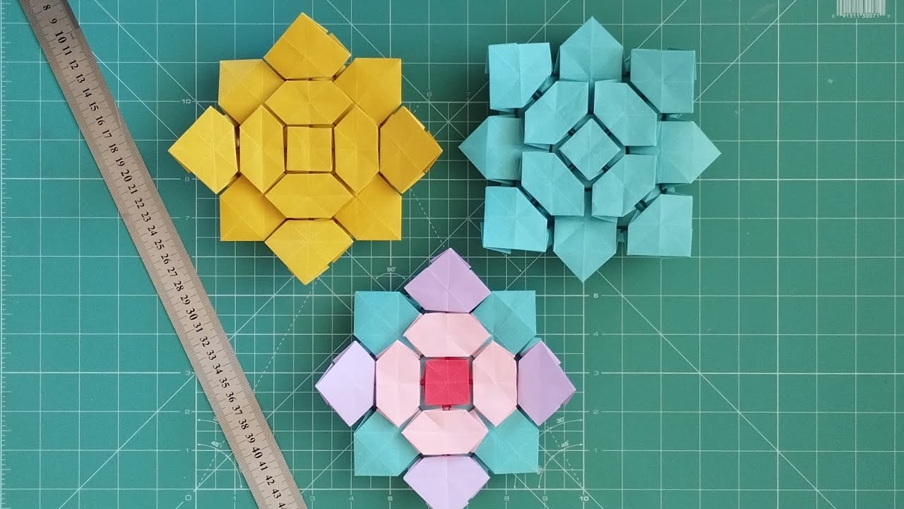 Origami Tessellation Model no. 85-11 Tutorial: Step-by-Step Paper Art Folding | DIY