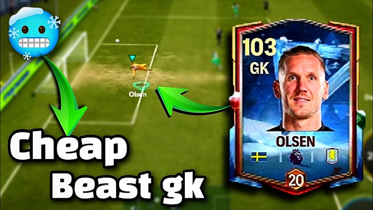 98 rated Olsen gk 🥶 in fc mobile || Cheap beast keeper fc mobile