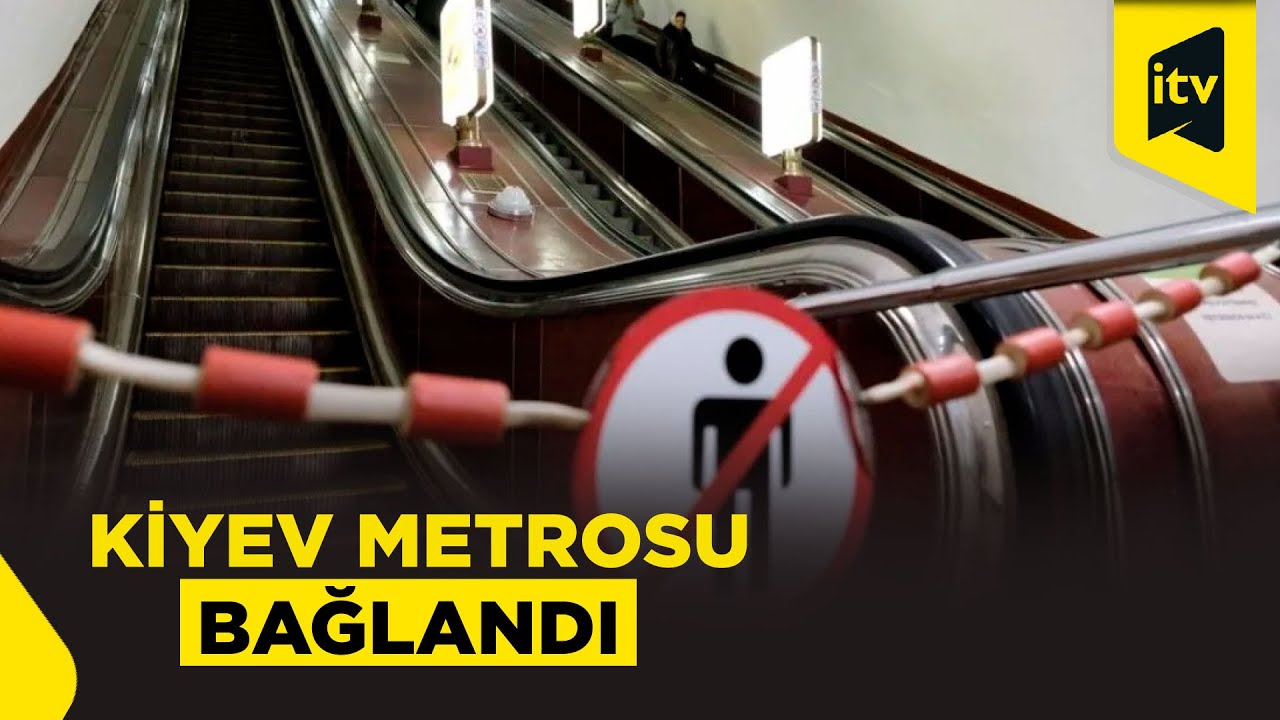 Kiyev qaranlıqda: Enerji böhranı səbəbindən metro fəaliyyətini dayandırdı, şəhər iflic oldu